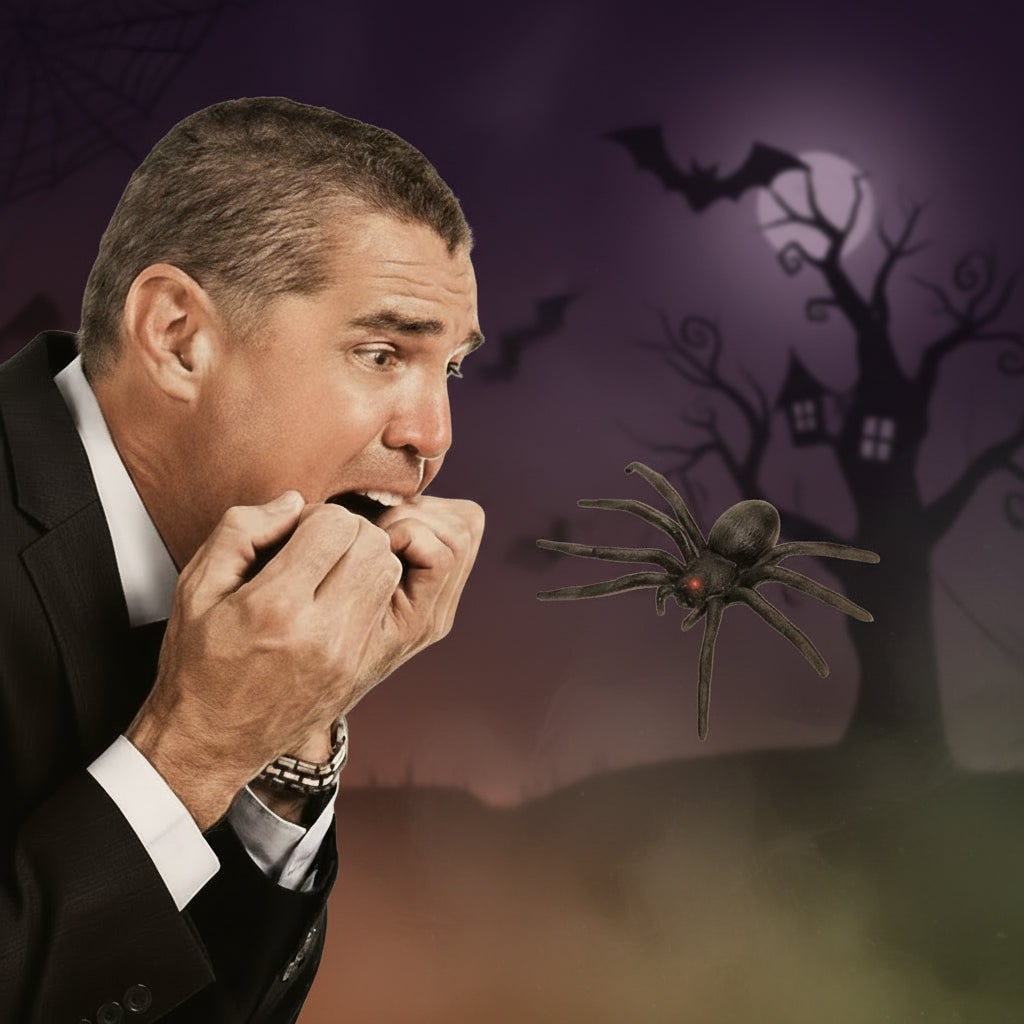 Halloween grapcadeaudozen grappige prank spinnendoos met schrikmechanisme houten verrassing