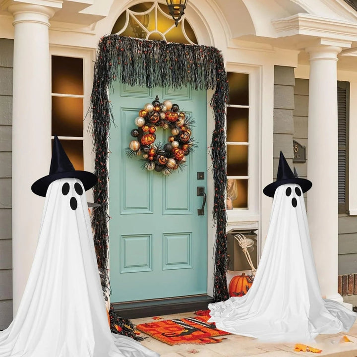 Halloween spookdecoratie opblaasbaar met LED-verlichting voor buitenfeest