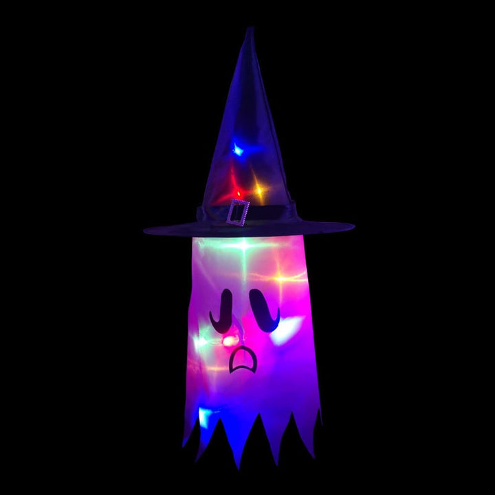 Halloween spookdecoratie met verlichting, ophangbaar met LED-lichtsnoer voor feestdecoratie