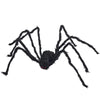 Halloween reuzenspin decoratie met web en buigbare poten voor tuin buiten