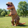 Halloween opblaasbaar dinosauruskostuum outfit pak met batterijventilator