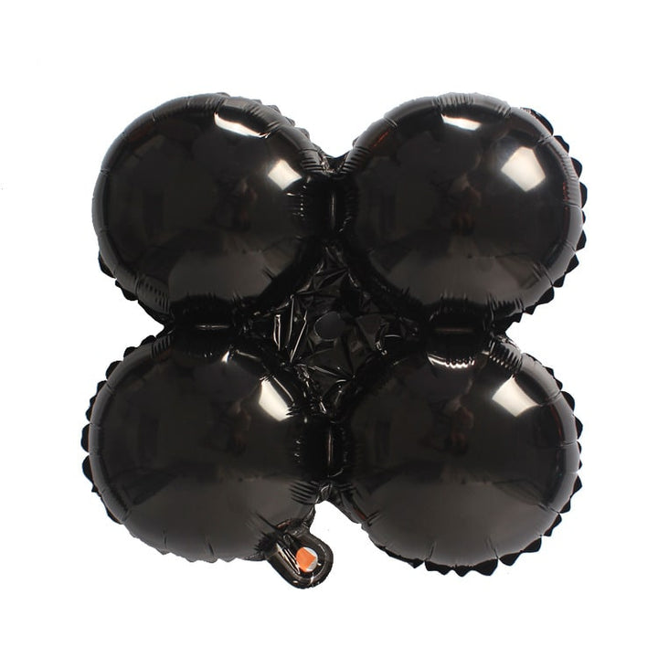 Halloween feestballonnen met folieletters, vleermuis, pompoen en spin, decoratieset