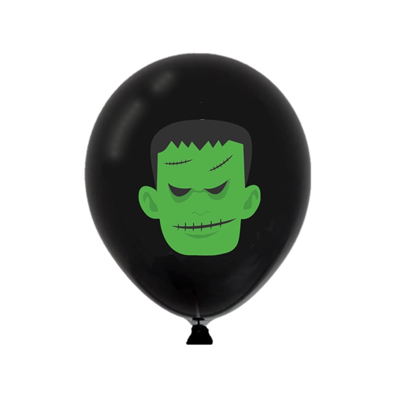 Halloween feestballonnen met griezelige printontwerpen, van latex, voor decoratie
