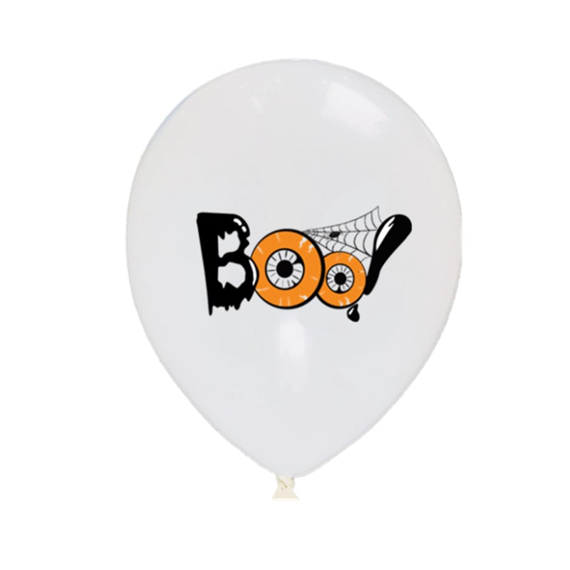 Halloween feestballonnen met griezelige printontwerpen, van latex, voor decoratie