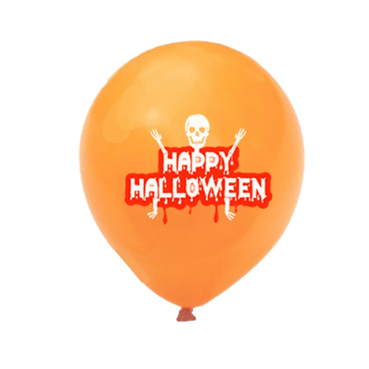 Halloween feestballonnen met griezelige printontwerpen, van latex, voor decoratie