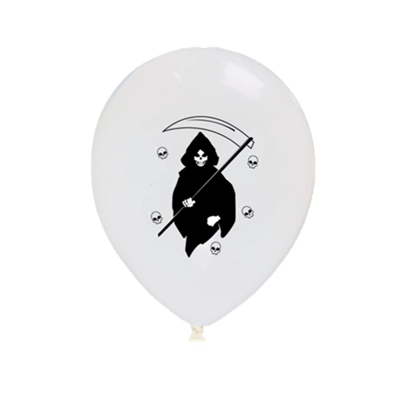Halloween feestballonnen met griezelige printontwerpen, van latex, voor decoratie