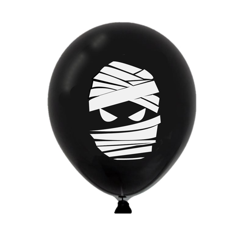 Halloween feestballonnen met griezelige printontwerpen, van latex, voor decoratie