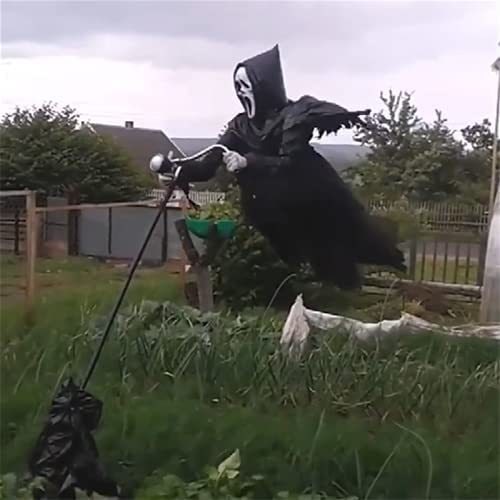 Halloween vogelverschrikker decoratie, enge geest buitenrekwisiet met paal voor tuindecoratie