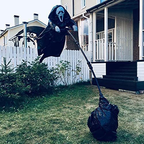 Halloween vogelverschrikker decoratie, enge geest buitenrekwisiet met paal voor tuindecoratie