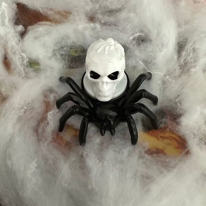 Halloween spinnen-theelichtjes met ledkaarsen op batterijen, vlamloze houder, decoratie