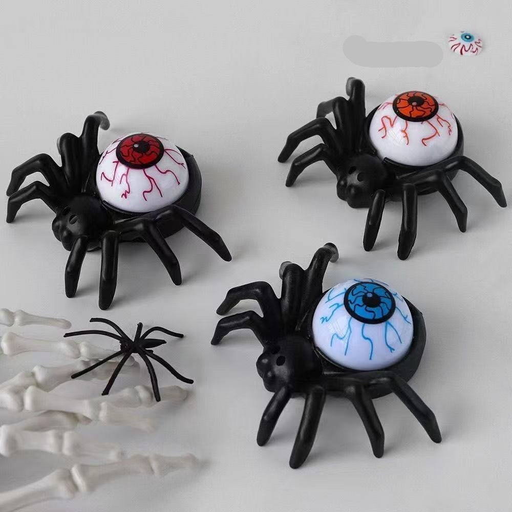 Halloween spinnen-theelichtjes met ledkaarsen op batterijen, vlamloze houder, decoratie