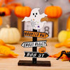 Halloween-tafeldecoratie met richtingbord voor eetkamer en hal, decoratie voor op tafel