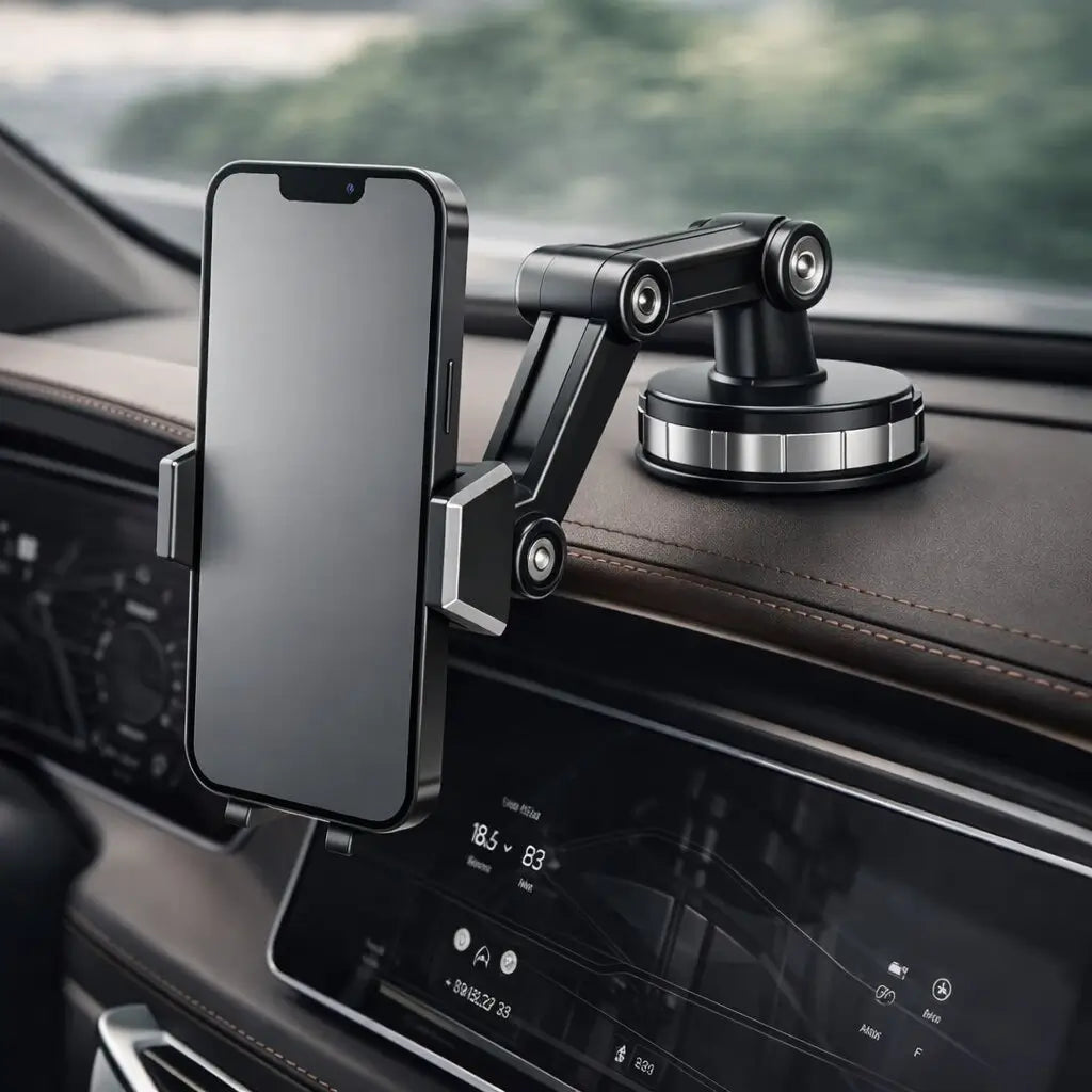 Telefoonhouder voor in de auto met zuignap | 360° draaibare houder voor dashboard en voorruit