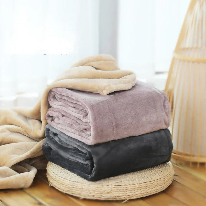 Verwarmde deken en energiezuinig elektrisch met USB-voeding en pluche fleece