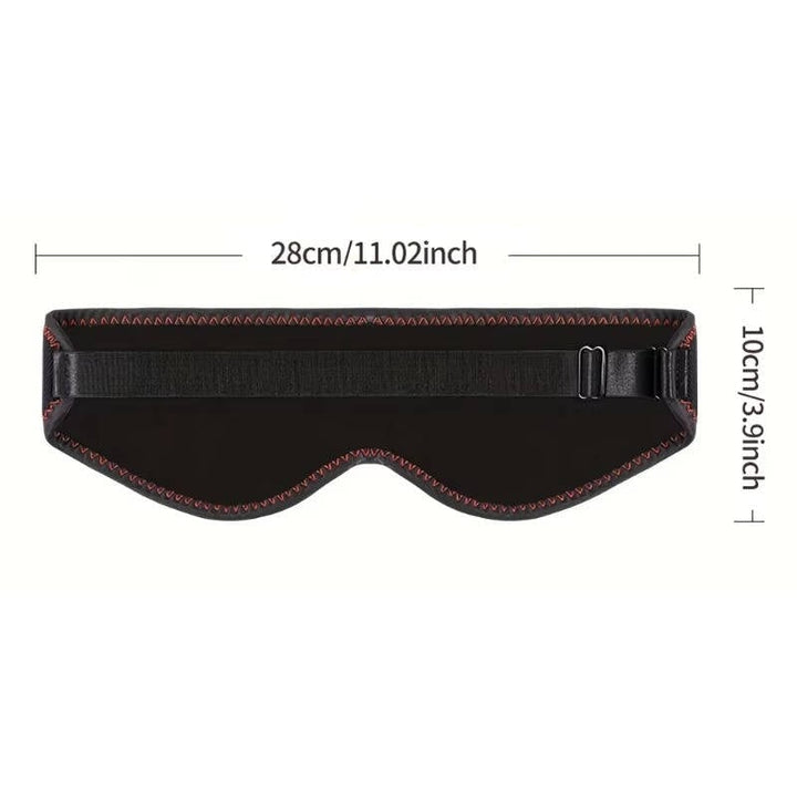 Verwarmd oogmasker voor slaap en eronder met verstelbare elastische band en USB-voeding, verwarmbaar