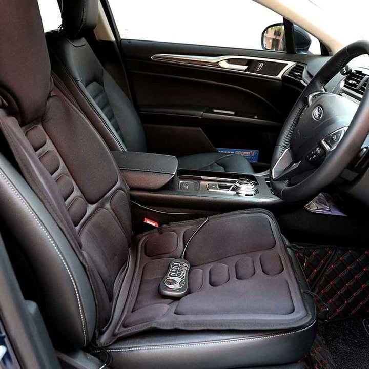 Verwarmde massagezitkussen voor bureaustoel en auto met shiatsu-trilling en afstandsbediening
