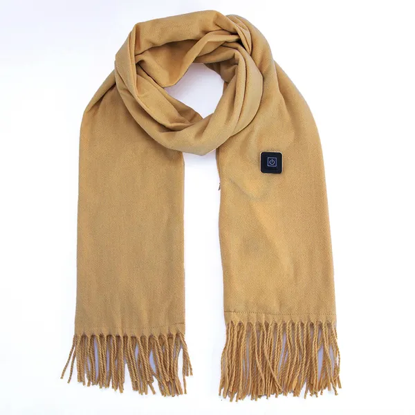Verwarmde fleece sjaal en nekwikkel met USB-voeding en drie temperatuurstanden
