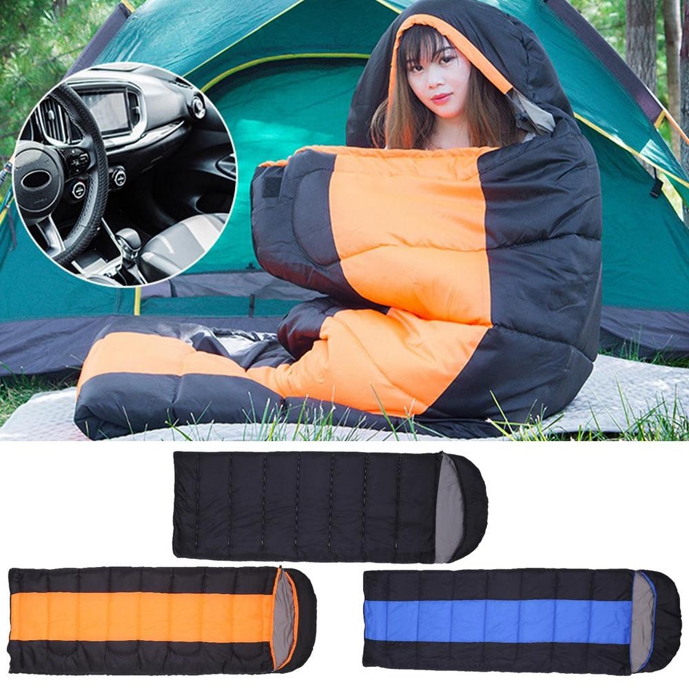 Verwarmde slaapzak met USB-oplading en ganzendons isolatie voor backpacken
