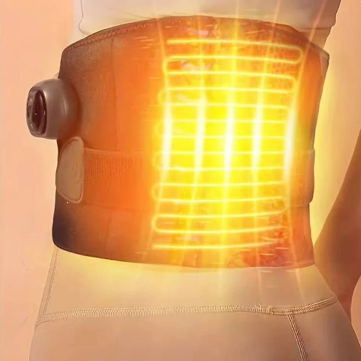 Warmtekussen en verwarmende tailleriem met rugmassage infraroodwarmte en digitale regelaar