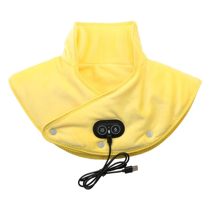 Verwarmingskussen nek schouders USB pluche trilling massage elektrisch massageapparaat