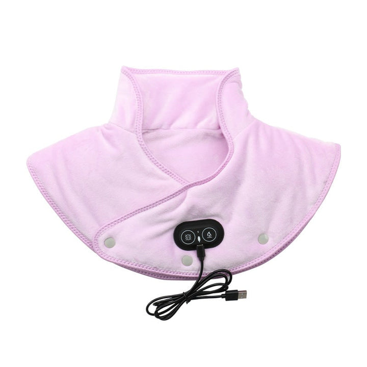 Verwarmingskussen nek schouders USB pluche trilling massage elektrisch massageapparaat