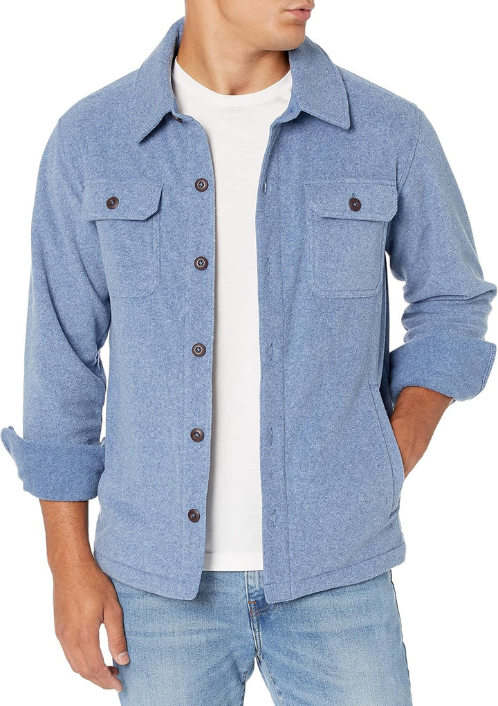 Fleece overshirt voor heren, voorjaar 2026 – Max