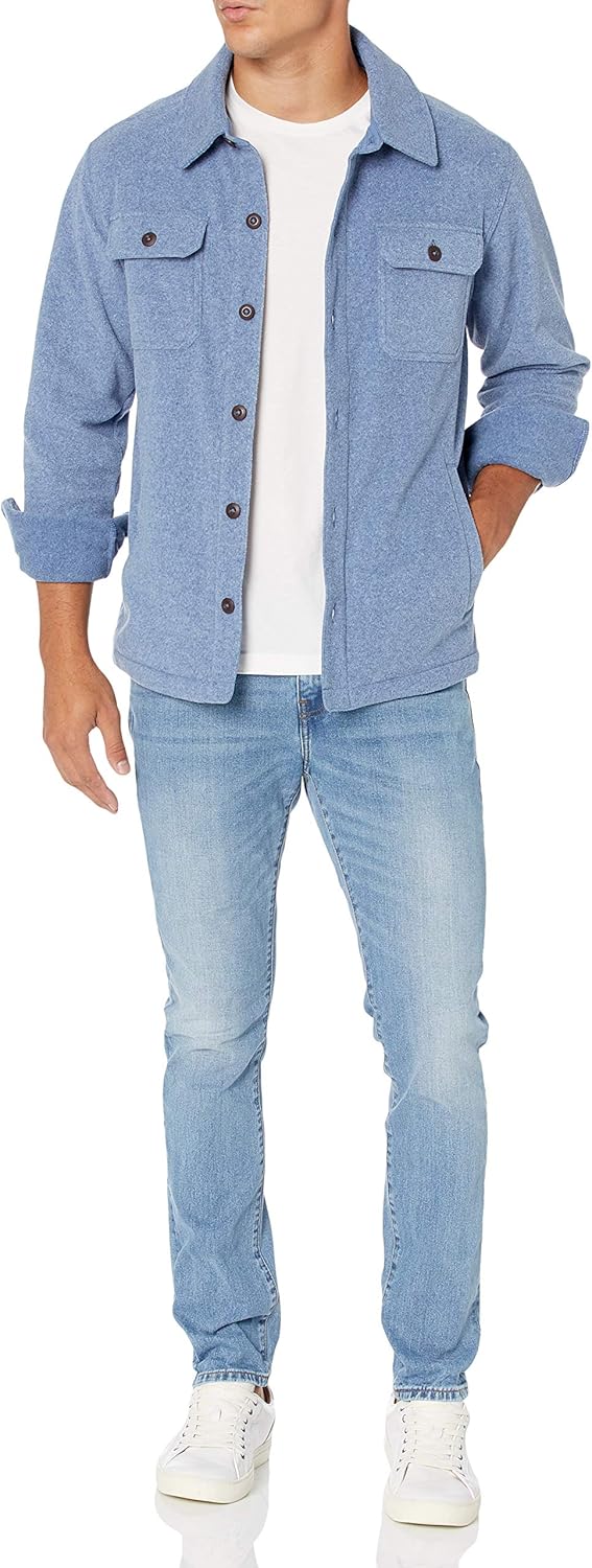 Fleece overshirt voor heren, voorjaar 2026 – Max