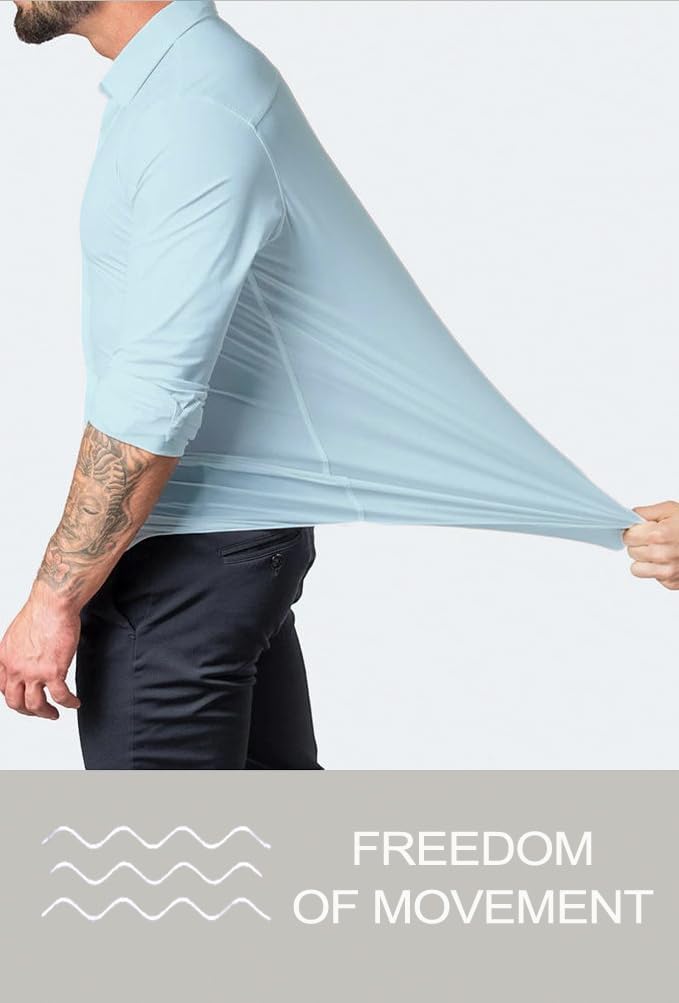 Slim-fit herenoverhemd voor lente 2026 – kreukvrij – David
