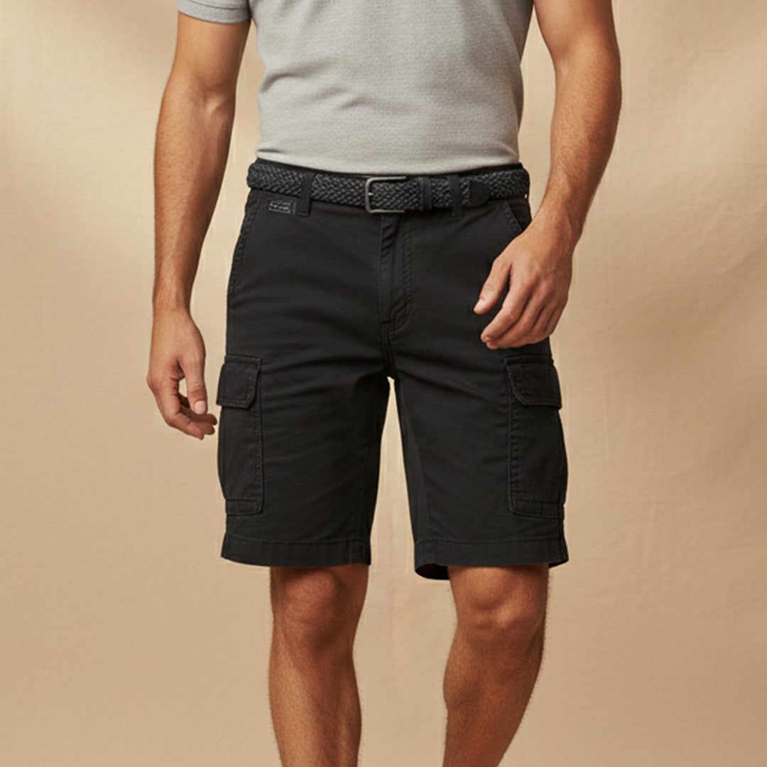 Cargoshort voor heren met klepzakken