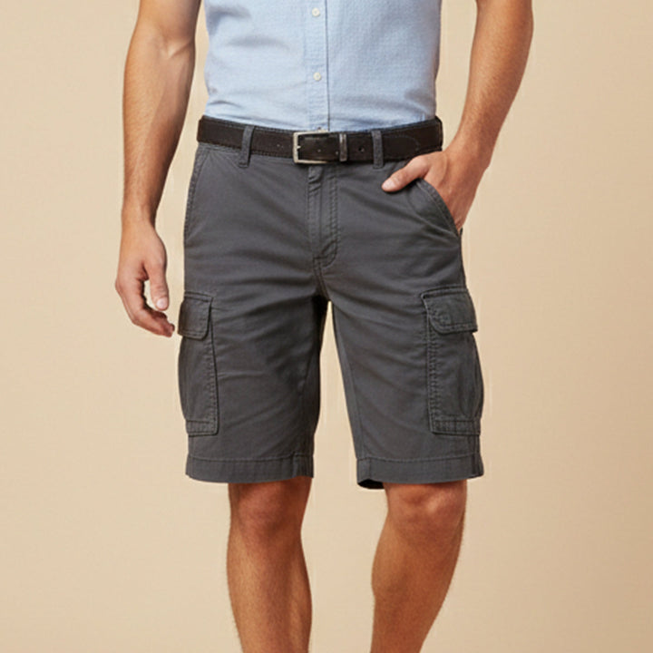 Cargoshort voor heren met klepzakken