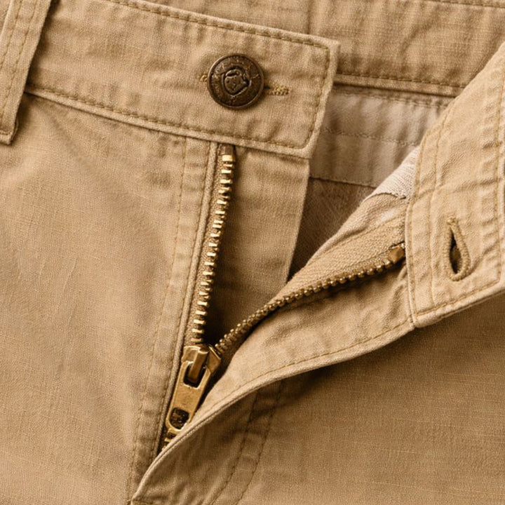 Cargoshort voor heren met klepzakken