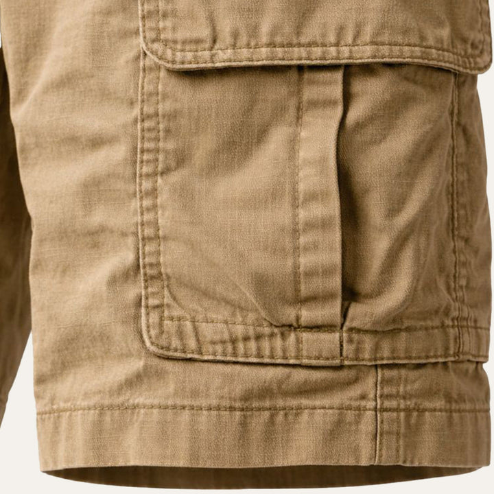 Cargoshort voor heren met klepzakken
