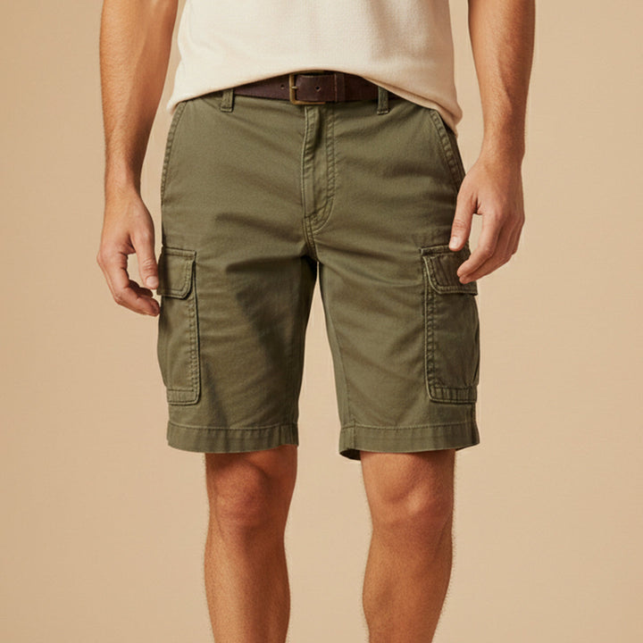 Cargoshort voor heren met klepzakken