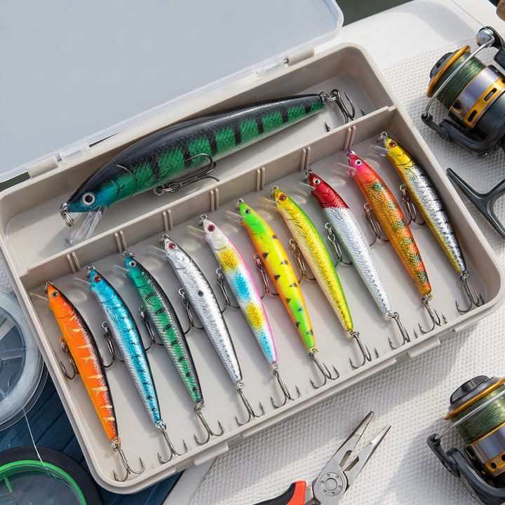 10‑Kleur Minnow Aas Kit