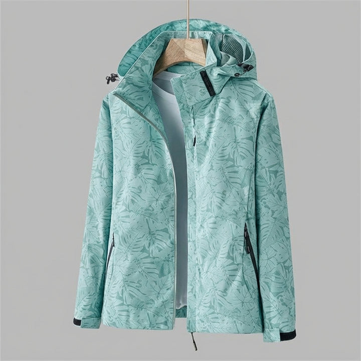 Water- en winddichte jas met capuchon dames- Olda
