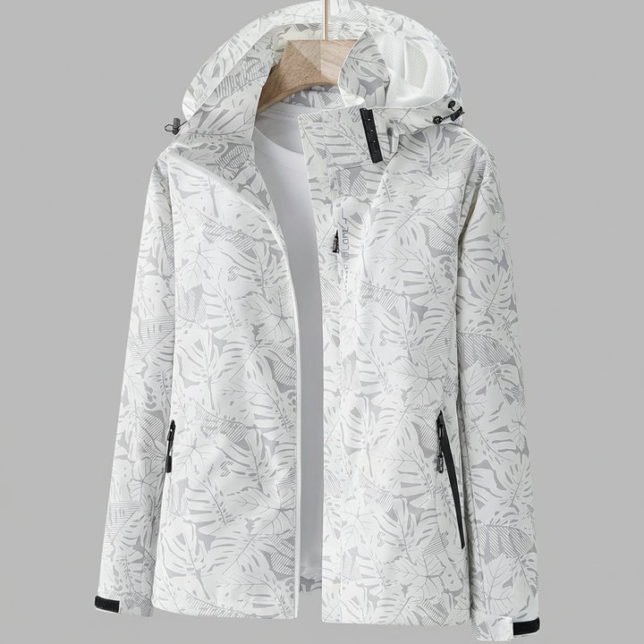 Water- en winddichte jas met capuchon dames- Olda