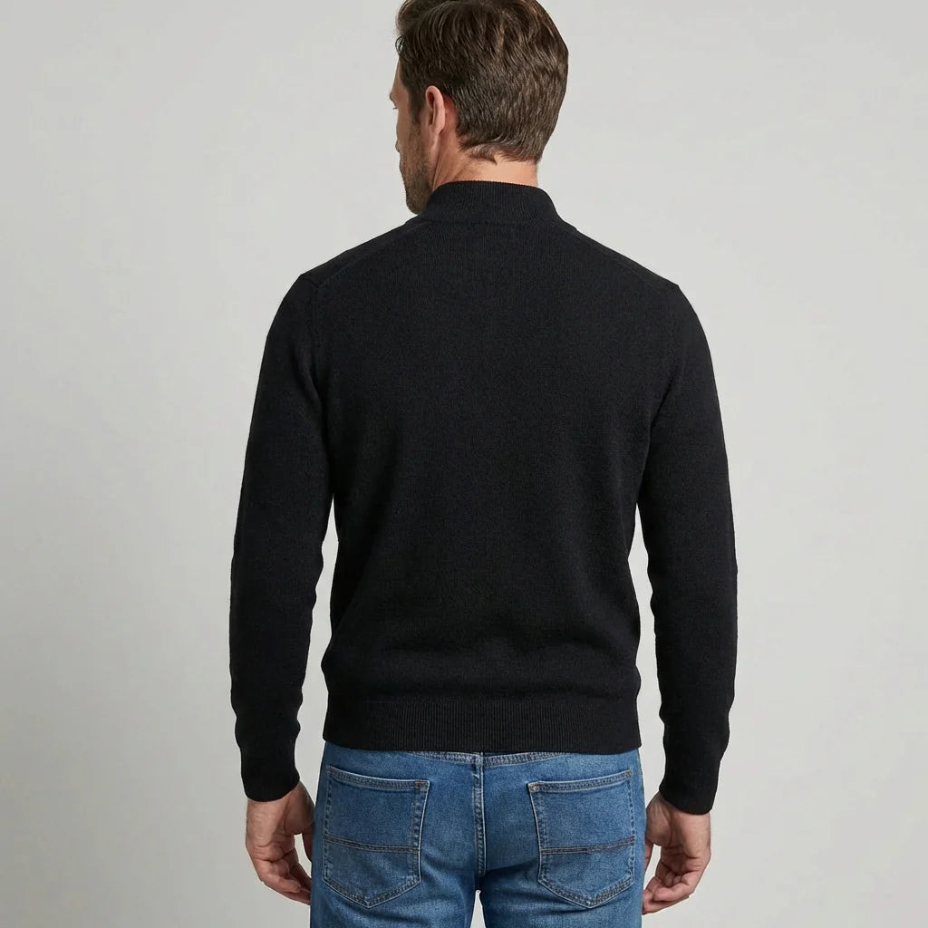 V-hals Pullover voor Heren met rits - Ideaal voor de lente