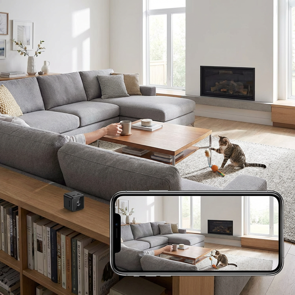 Innovatieve mini kabelvrije beveiligingscamera