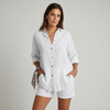 Loszittende Blouse voor dames - Luchtig en Comfortabel - Met knopen sluiting