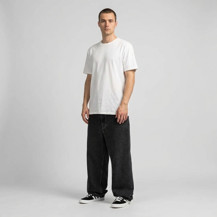 Big Boy Heren broek | Wijd oversize baggy skater stijl spijkerbroek mannen