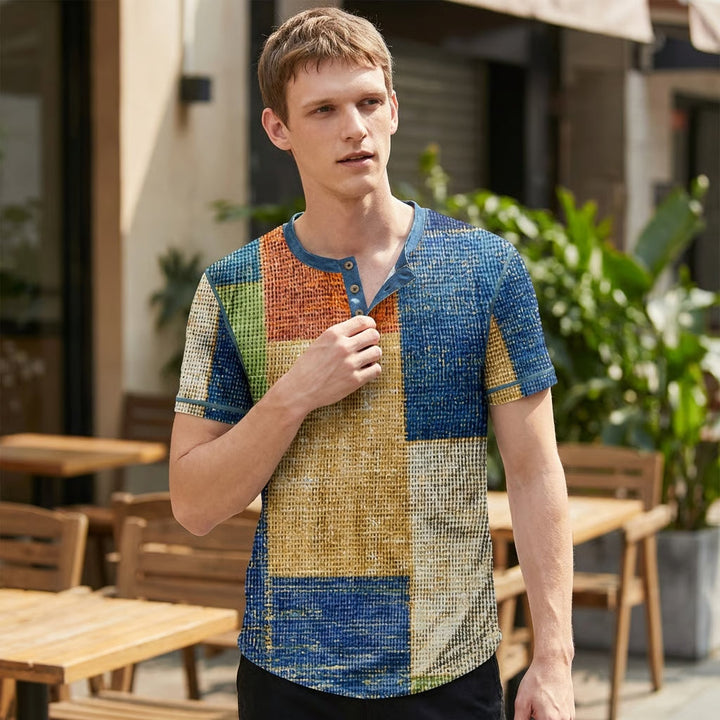 Heren Waffle Breisel Casual T-shirt