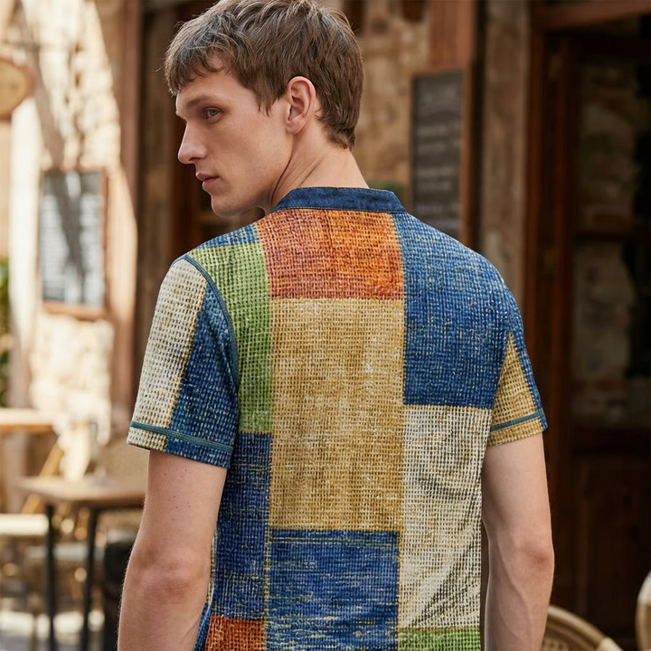 Heren Waffle Breisel Casual T-shirt
