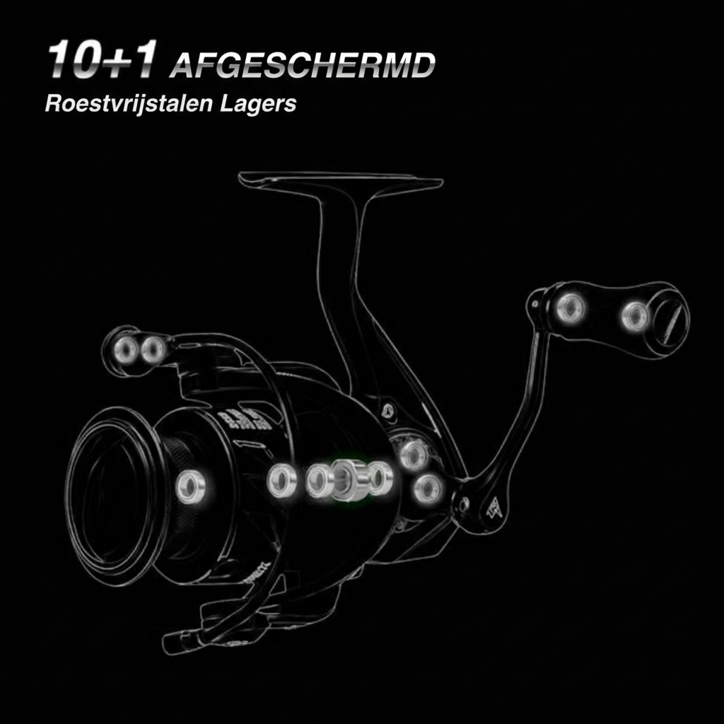 Hoge-Snelheid Spinning Vis Reel