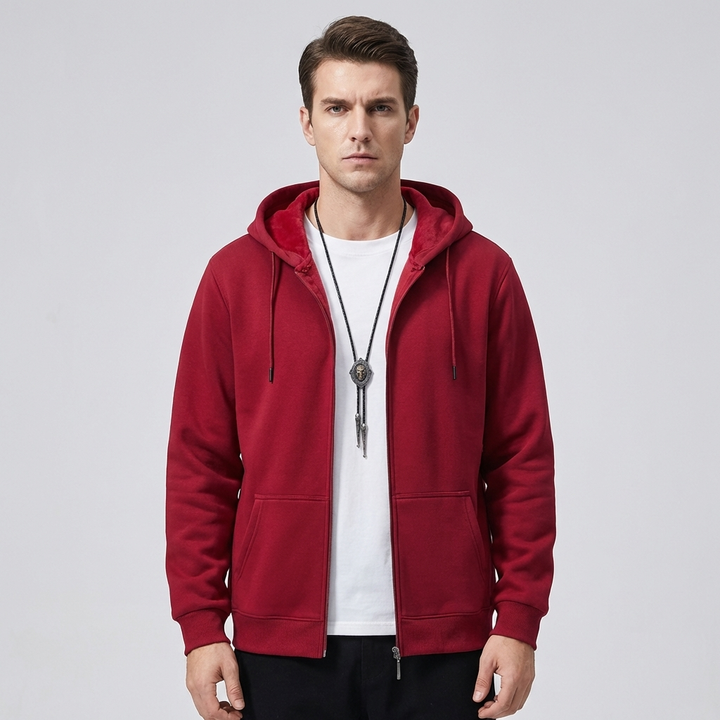 Heren Zip-Up Hoodie