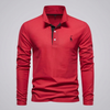 Heren Klassiek Knoop‑Hals Polo Shirt