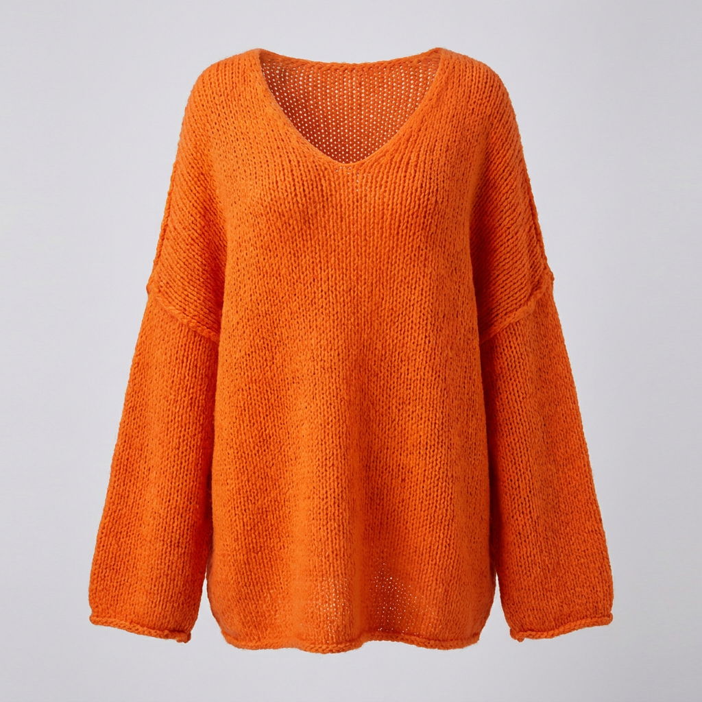 Elegante V‑Hals Trui voor Dames