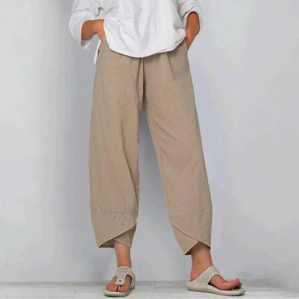Cropped Flare Pants