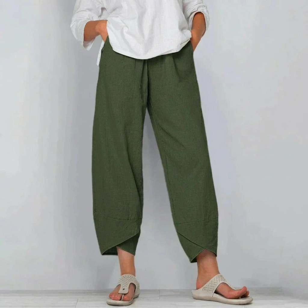 Cropped Flare Pants