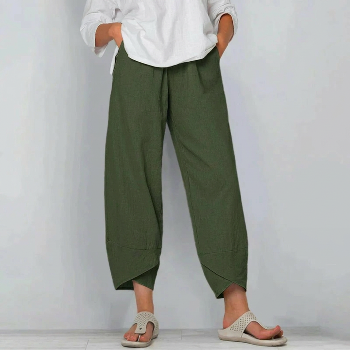 Cropped Flare Pants