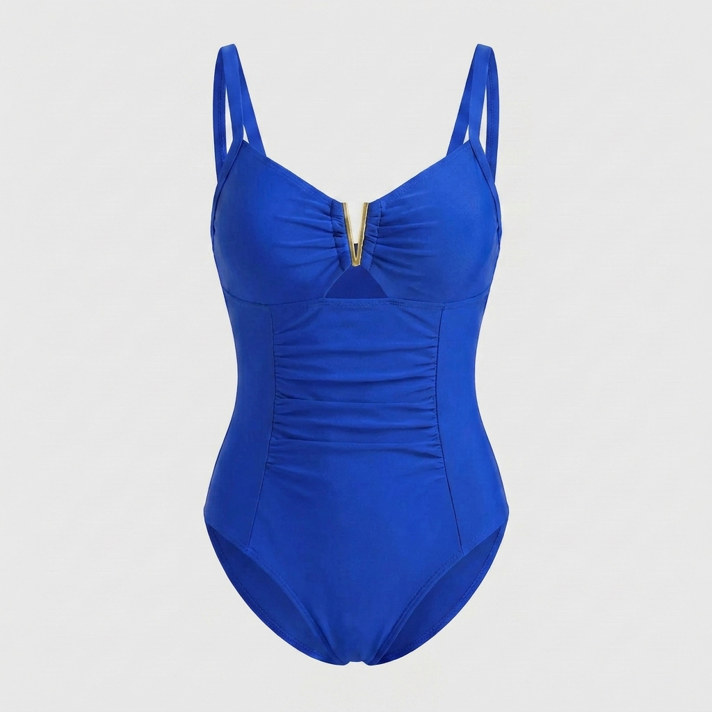 Stijlvolle badkleding met gouden accenten